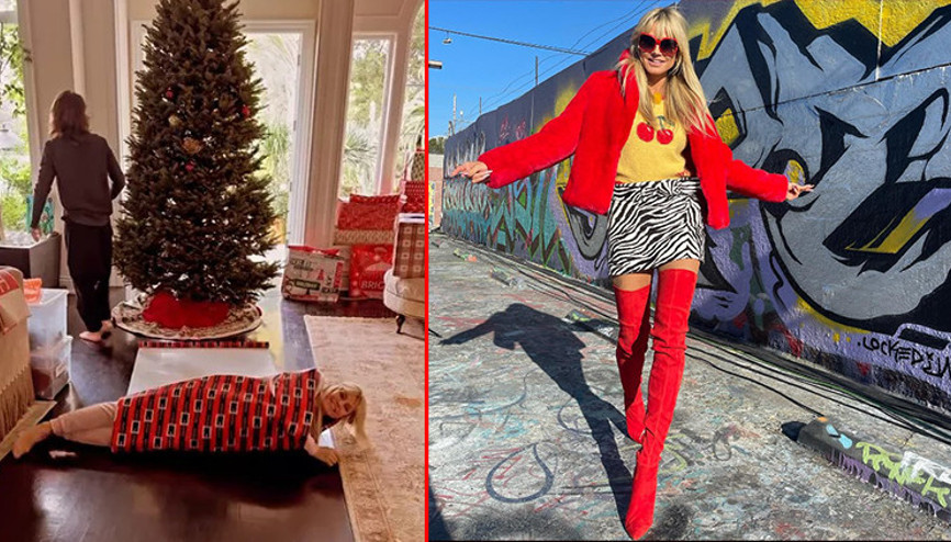 Evli, mutlu, çocuklu… Kocasına en güzel yılbaşı hediyesini verdi: Kendini hediye paketine sarıp sundu