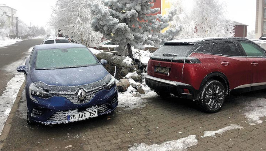 Ardahan eksi 14.8 ile dondu