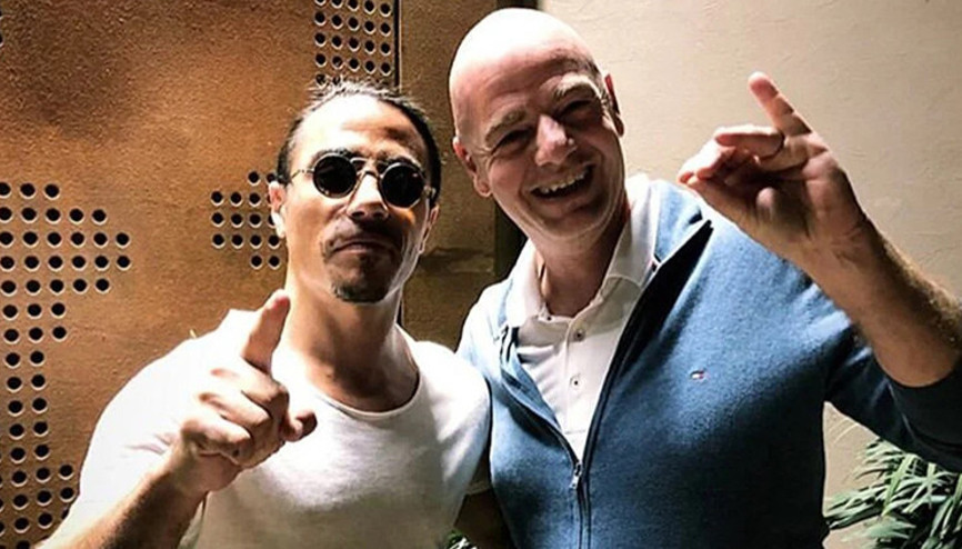 FIFA Başkanı Gianni Infantinodan Nusret hamlesi Yakın arkadaşıydı ama soruşturma sürerken..