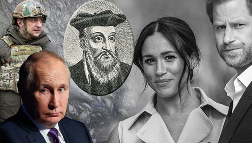 Nostradamusun 2023 kehanetleri ortaya çıktı Dünyayı korkutan tahminler...