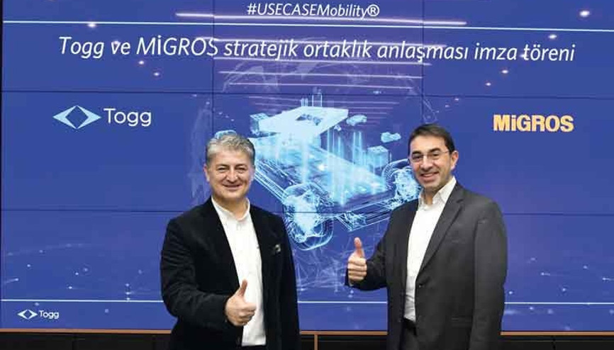 Togg’dan market  siparişi verilebilecek