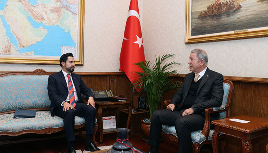 Bakan Akar, Guetemala’nın Ankara Büyükelçisi Barrios’u kabul etti