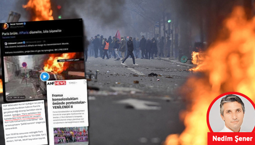 Paris’i yakın talimatı PKK/KCK’dan... PKK/HDPli Aydoğan: ‘Paris serhildanı katliama cevaptır’