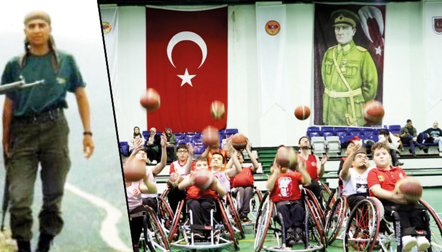 Gazi basketçi çocuklara umut oldu