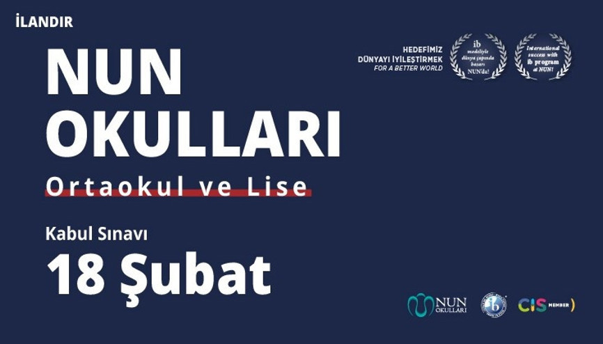 NUN Okulları yeni öğrencilerini bekliyor