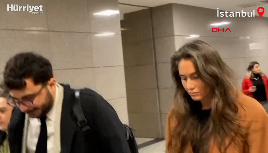Eda Taşpınar, Çağlayan Adliyesine getirildi