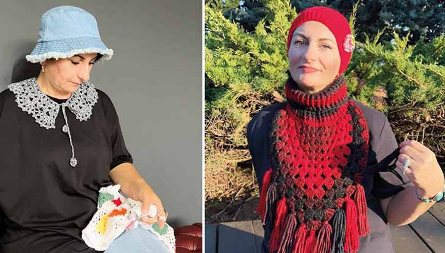 Tek eliyle hayatını ördü Tek eliyle hayatını ördü