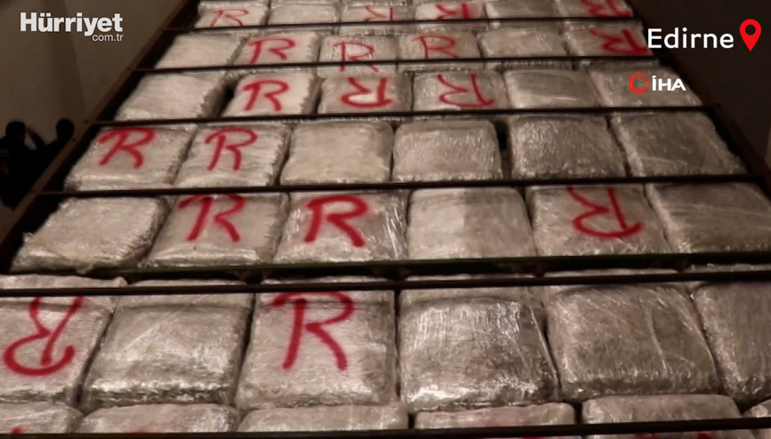 Yunanistan sınırında uyuşturucu tacirlerine darbe