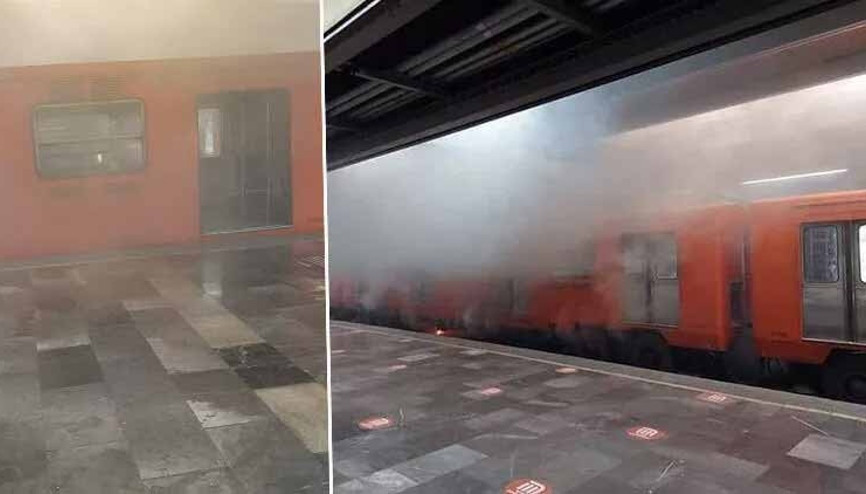 Mexico City’deki metro istasyonunda vagon alev aldı