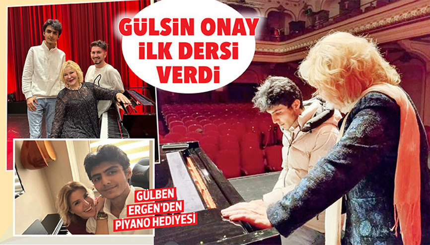 Gülsin Onay ilk dersi verdi