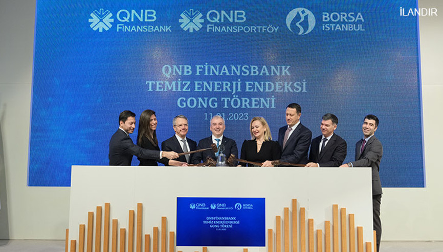 Borsa İstanbul’da Gong QNB Finansbank Temiz Enerji Endeksi için çaldı Borsa İstanbul’da Gong QNB Finansbank Temiz Enerji Endeksi için çaldı