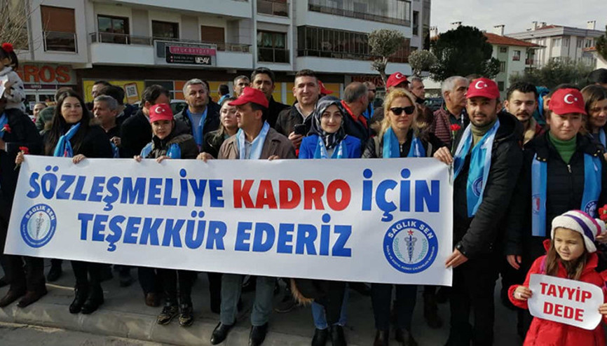 Kamu personellerinden Cumhurbaşkanı Erdoğan’a teşekkür