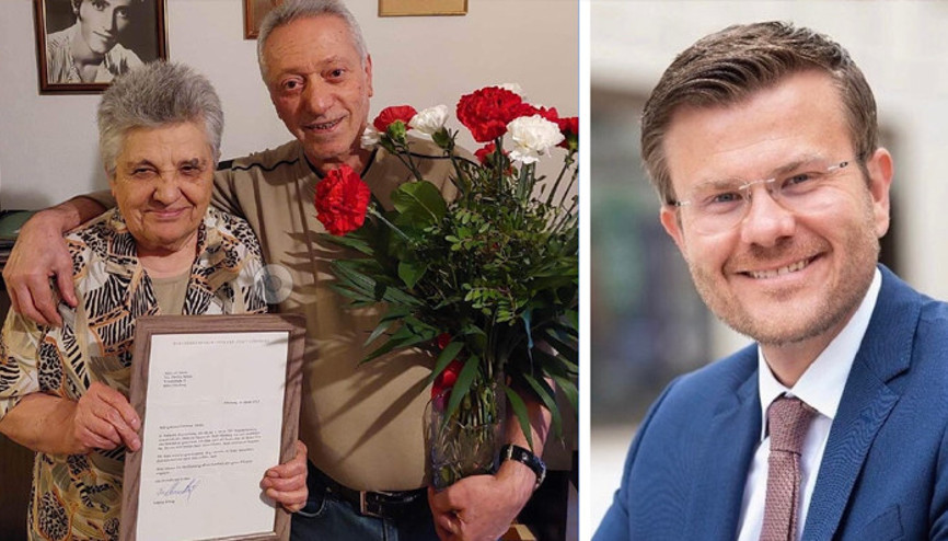 König’den, Sabsız Ailesi’ne 60. evlilik yıl dönümü kutlaması