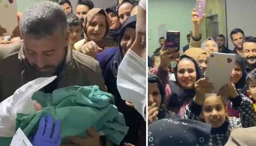 Bebekleri, zılgıtlarla karşılandı