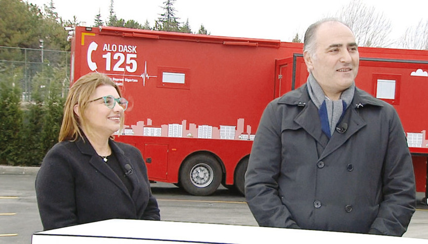 Deprem TIR’ı yola çıkmaya hazır