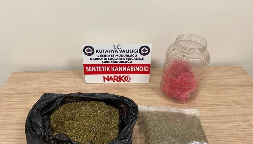 Kütahya’da 2 bin 224 gram bonzai ele geçirildi