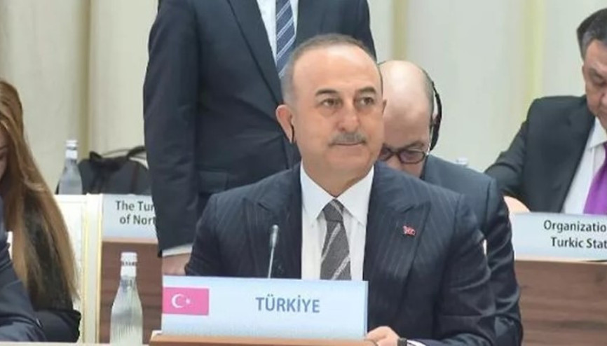 Bakan Çavuşoğlu, Ekonomik İşbirliği Teşkilatı Bakanlar Konseyinde aile fotoğrafına katıldı