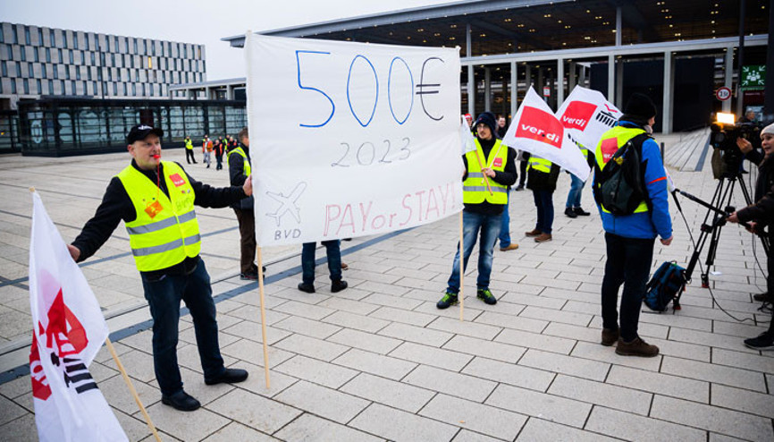 Bugün Berlin’de grev var: Hava ulaşımı kesildi Bugün Berlin’de grev var: Hava ulaşımı kesildi