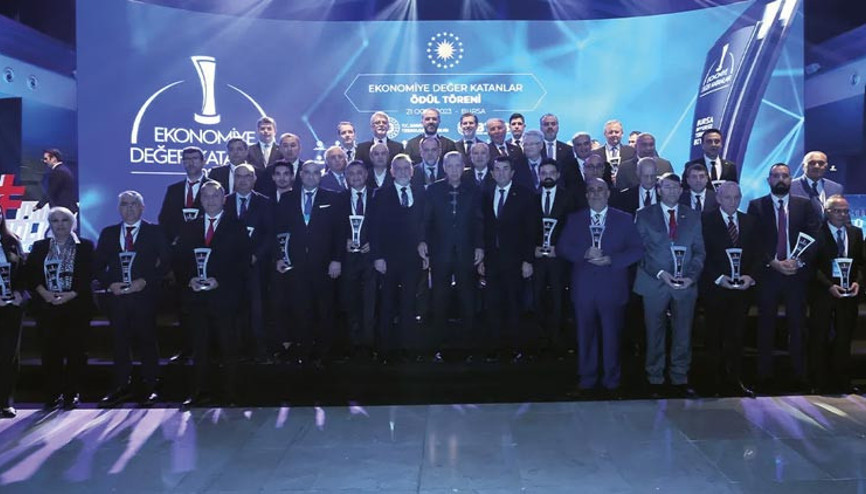 Ekonomiye değer katanlar ödüllendirildi