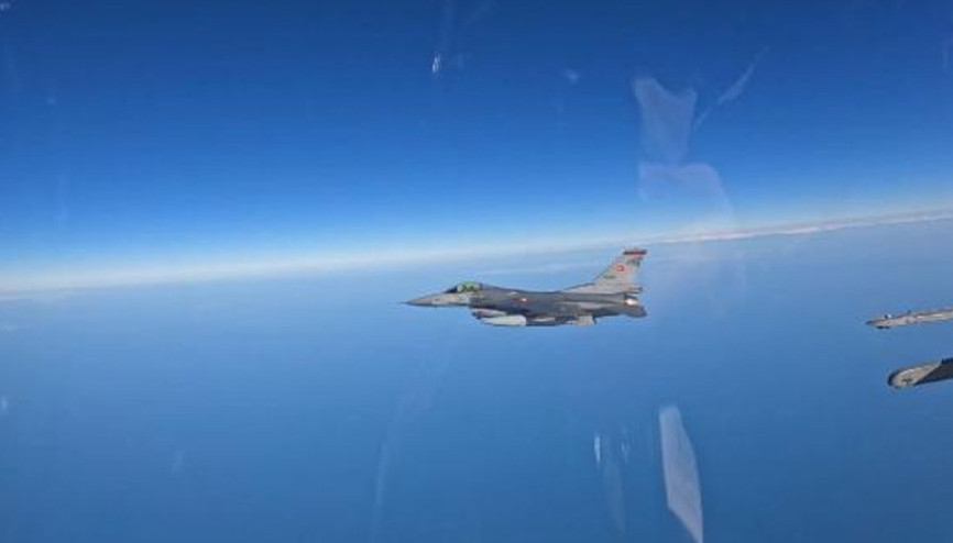 MSB, F-16ların eğitim uçuşunu paylaştı