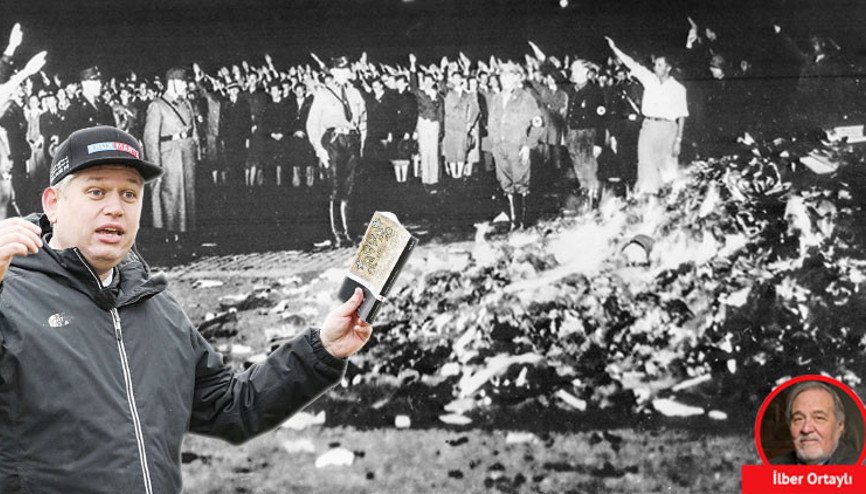 Yobazlığın kalıntısı... Kitap yakmak