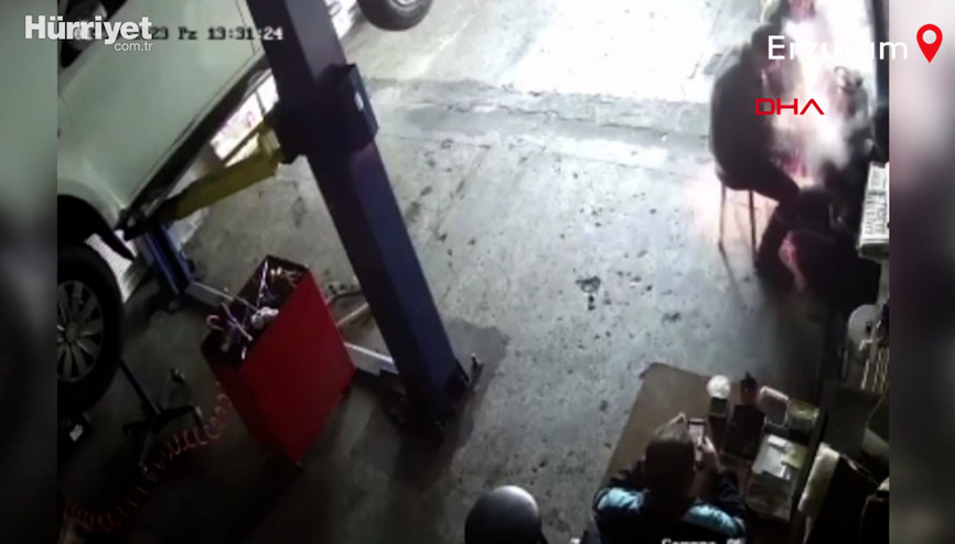 Kömür sobası bomba gibi patladı
