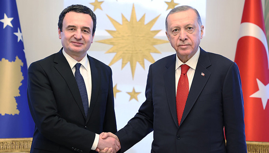 Cumhurbaşkanı Erdoğan, Kosova Başbakanı Kurti’yi kabul etti