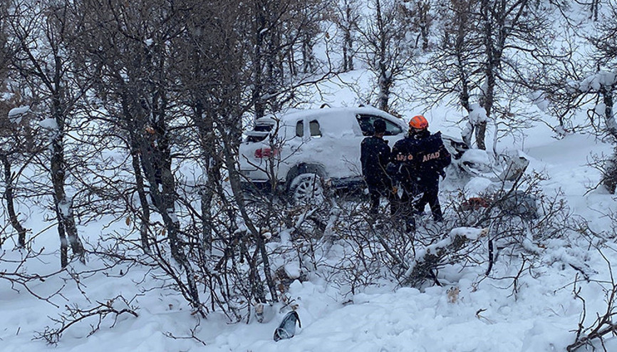 Diyarbakırda kar yağışı ve buzlanma kaza getirdi: 1 ölü, 3 yaralı