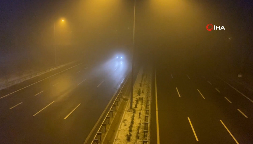 İstanbul - İzmir Otoyolu, Balıkesir Mevkiinde görüş 50 metreye düştü