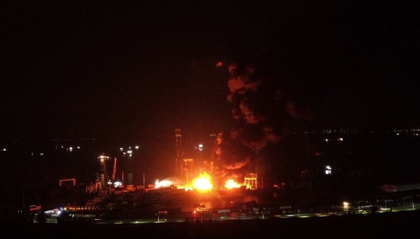 Son dakika İskenderun Limanında yangın çıktı