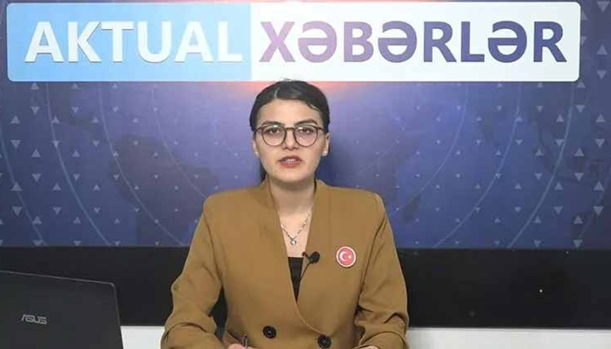 Gürcistanlı spikerden anlamlı hareket