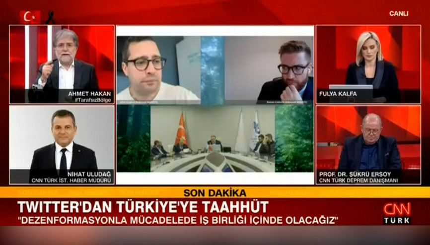 Twitterdan Türkiyeye taahhüt: Dezenformasyonla ilgili mücadelede iş birliği içinde olacağız Twitterdan Türkiyeye taahhüt: Dezenformasyonla ilgili mücadelede iş birliği içinde olacağız