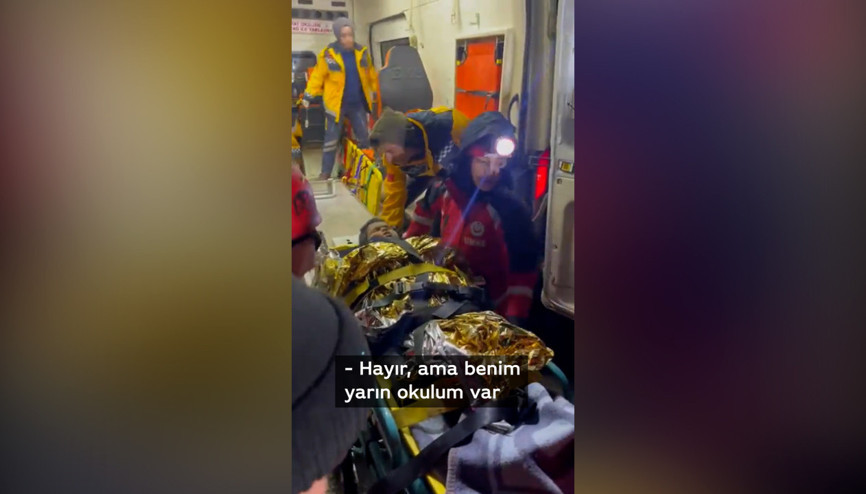 71 saat sonra kurtarılan Ahmet Erenin ilk sözleri: Yarın okulum var