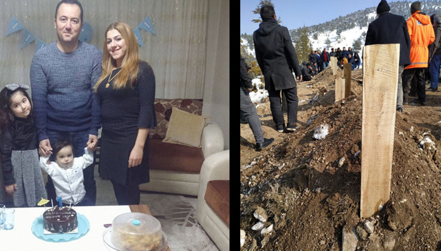 4 kişilik aile Niğde’de toprağa verildi
