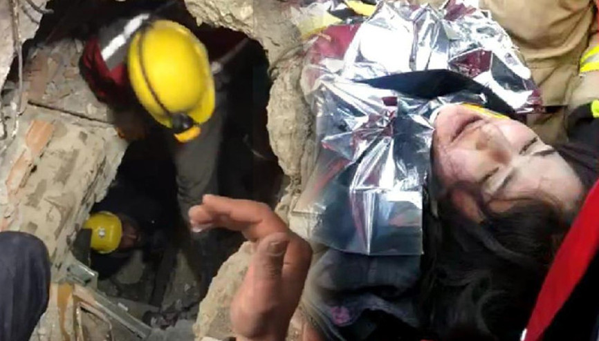 Enkazdan sağ çıkarılan küçük Cudi: Çok kirliyim, beni hamama götürün