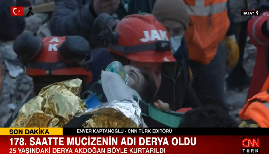 178. saatte mucizenin adı Derya oldu