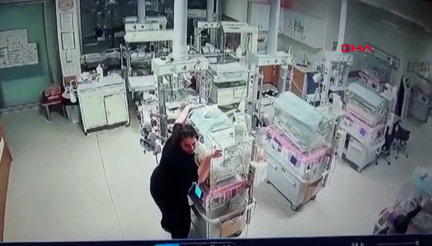 Nurses rush to save babies during quake