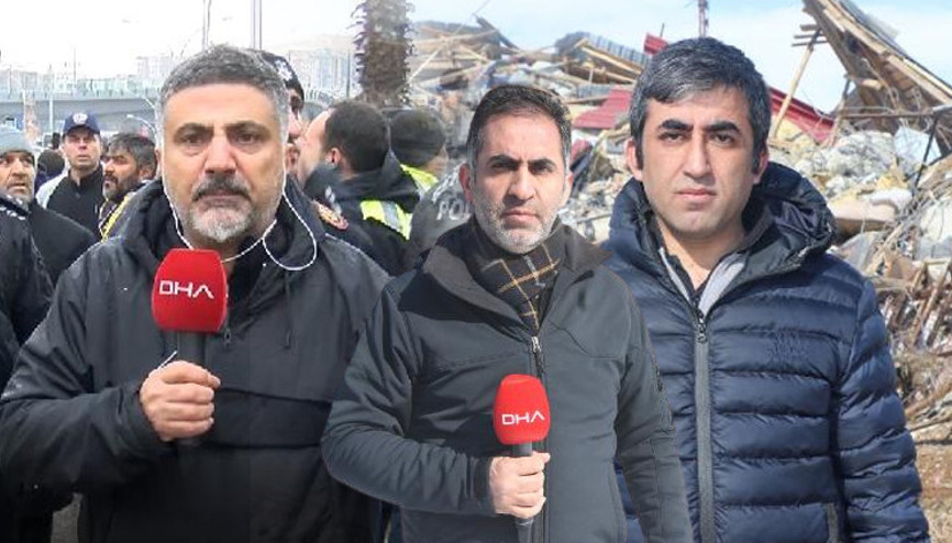 Depreme canlı yayında yakalanan DHA muhabirleri kabus anlarını anlattı
