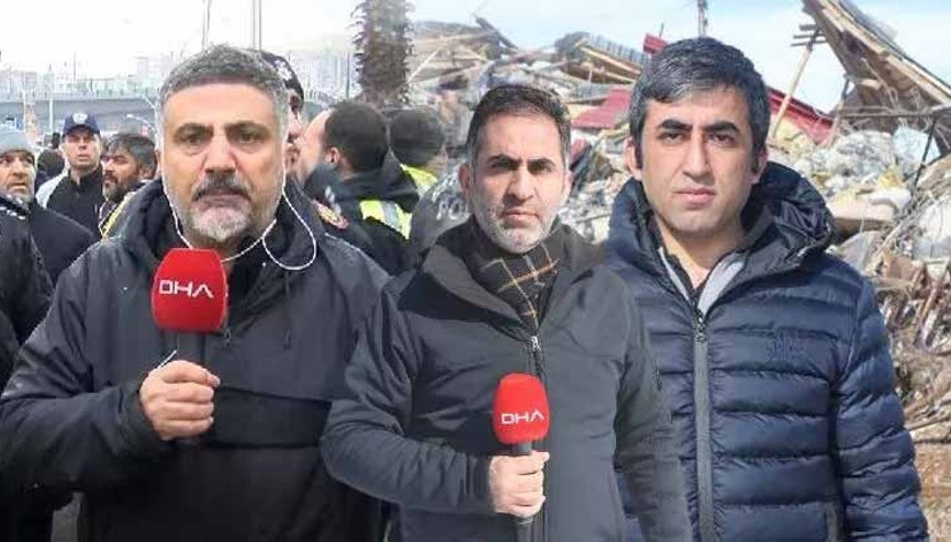 7.6lık depreme canlı yayında yakalanan DHA muhabirleri o anları anlattı