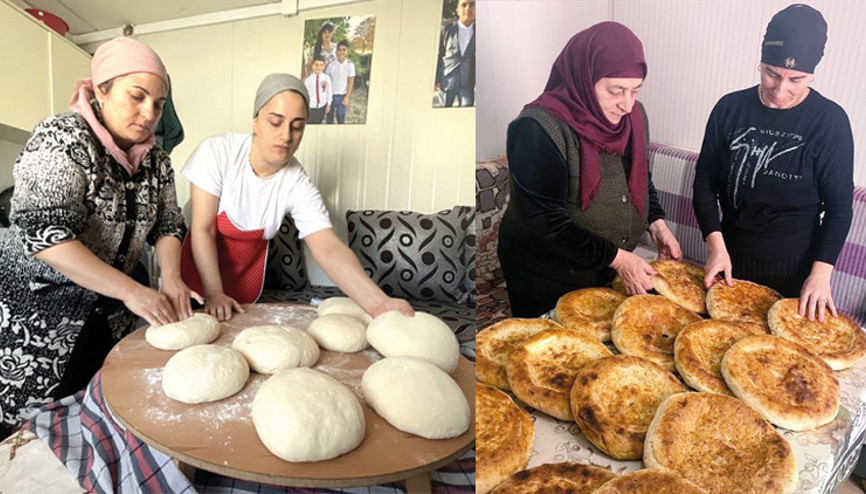 Ahıska Türkleri’nden 16 bin ekmek
