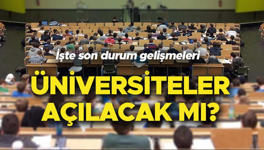 ÜNİVERSİTELERDE SON DURUM: Üniversiteler ne zaman açılacak, açılacak mı Üniversitelerde online eğitim devam edecek mi İşte ara formüllerden bazıları ÜNİVERSİTELERDE SON DURUM: Üniversiteler ne zaman açılacak, açılacak mı Üniversitelerde online eğitim devam edecek mi İşte ara formüllerden bazıları