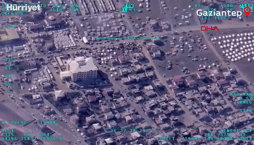 Gaziantep’te yağmaya karşı havadan denetim