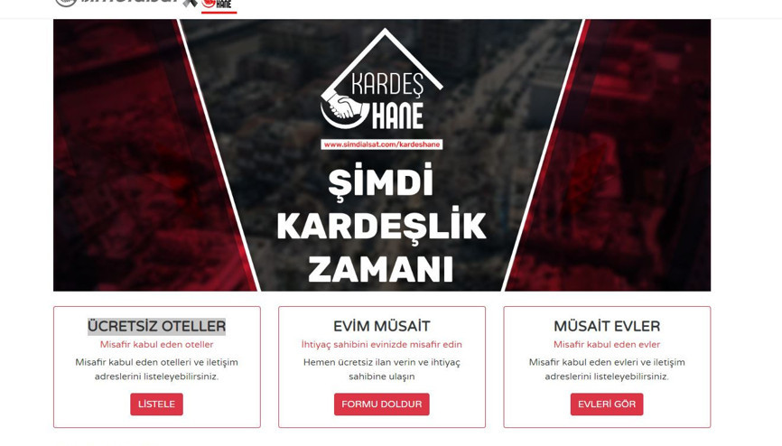 ‘Müsait Evler’ Kardeşhane’de