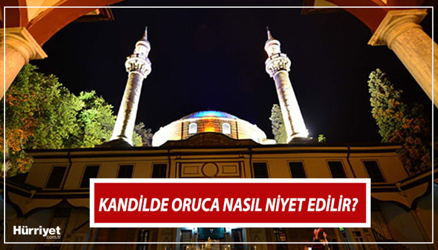 Kandilde oruca nasıl niyet edilir Miraç Kandilinde oruca ne zaman niyet edilmeli İşte Diyanet açıklaması