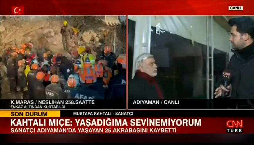 Adıyamanda depremde 25 akrabasını kaybetti... Kahtalı Mıçe: Yaşadığıma sevinemiyorum Adıyamanda depremde 25 akrabasını kaybetti... Kahtalı Mıçe: Yaşadığıma sevinemiyorum