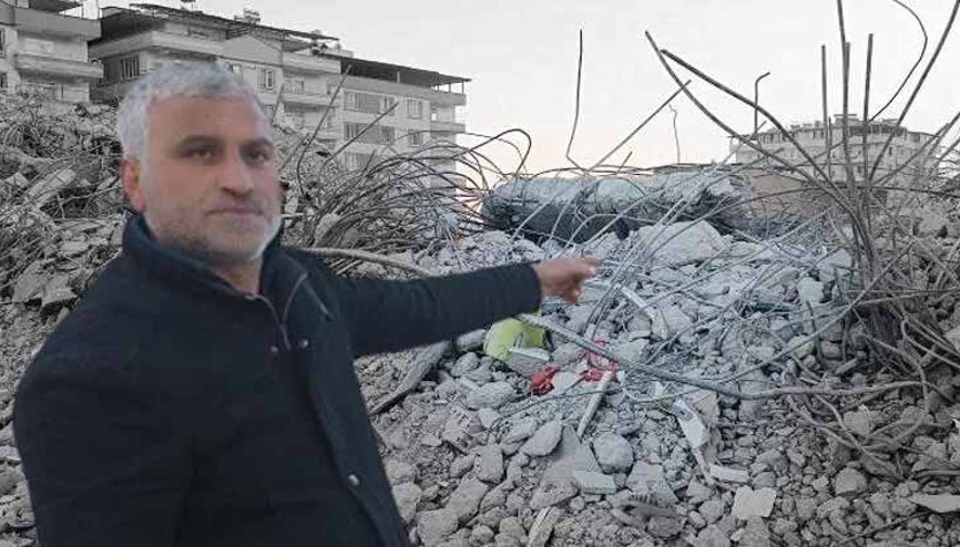 Gaziantepte 50 kişiye mezar olan binada ‘kolon kesildi’ iddiası