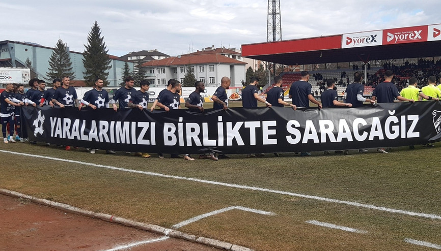 Boluspor ve Düzcespor depremzedeler için oynadı, 250 bin TL toplandı