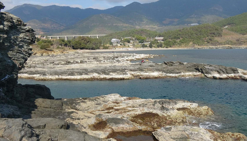 Anamur ve Bozyazıda deniz çekildi