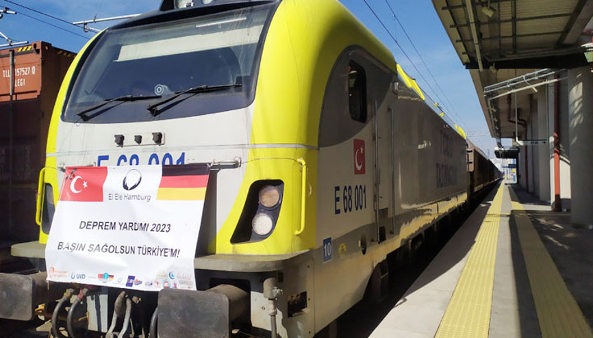 Hamburg’dan yola çıkan yardımlar Türkiye’de