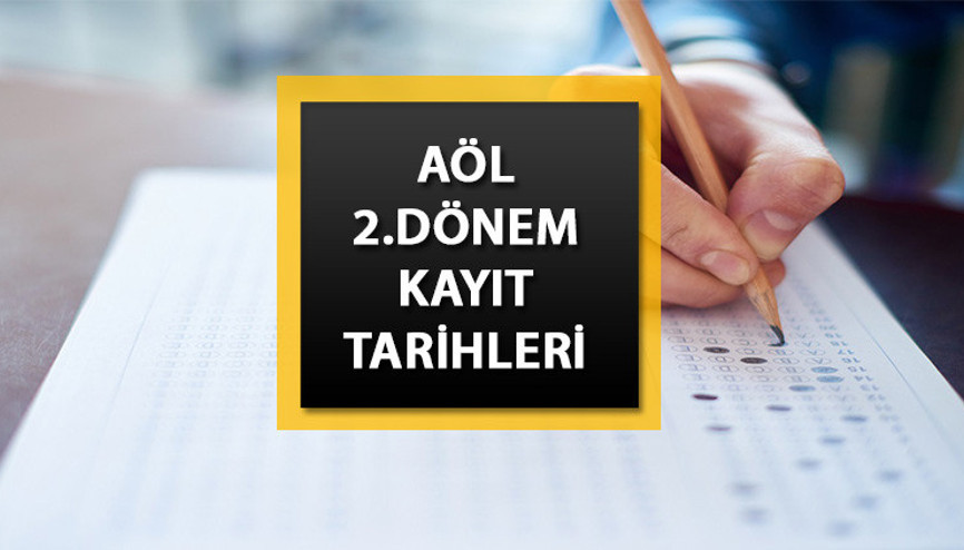 AÖL 2. dönem sınavları ne zaman yapılacak Açık Lise kayıtları ne zaman, uzatıldı mı 2023 MEB AÖL ilk kayıt ile kayıt yenileme işlemi ve tarihi...